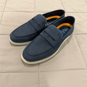 Cole Haan Men's Navy Slip-On Loafers